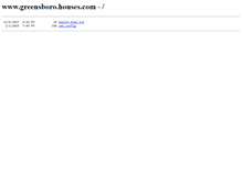 Tablet Screenshot of greensboro.houses.com