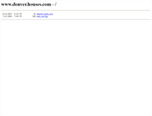 Tablet Screenshot of denver.houses.com